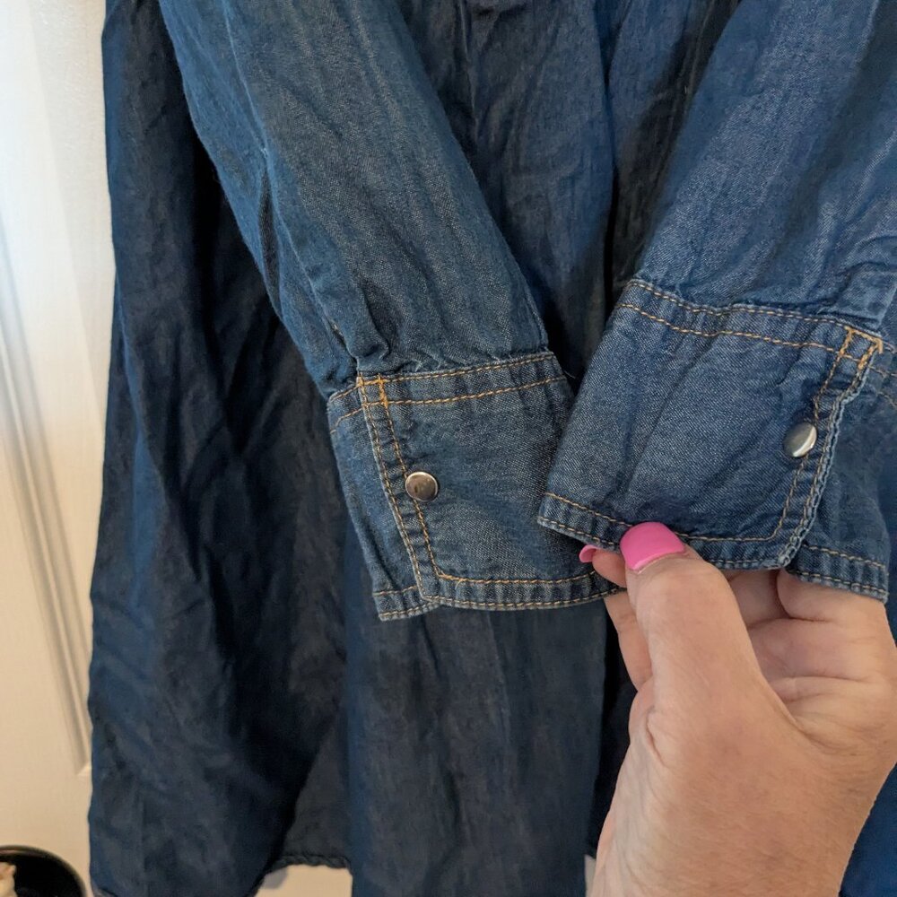 Justice Chambray Denim dress size 18-20 - Picture 5 of 8